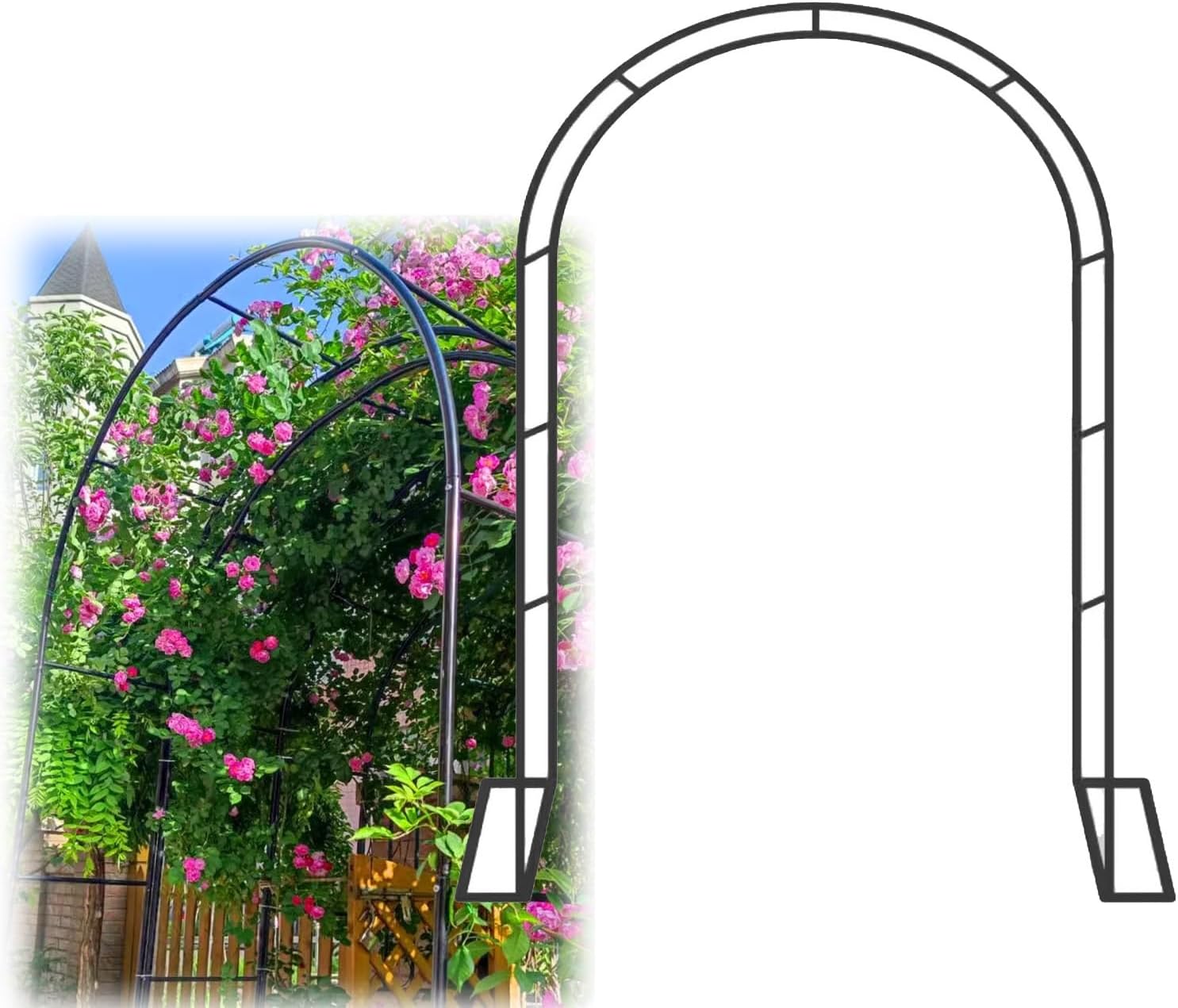 Cozynest ガーデンアーチ 200x52x204 cm アーチ — Living Garden Store